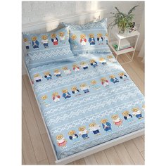 Простынь Сказка "Мишки" 240х215 см евро