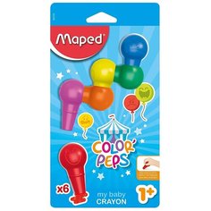 Maped Мелки пластиковые Colorpeps baby 6 цветов