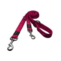 Rogz Поводок-перестежка серия Alpinist, размер M, ширина 1,6см, длина 1,8м, розовый, 0,160 кг