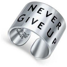 Silver WINGS Кольцо с эмалью из серебра 21ngu-198, размер 17