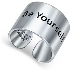 Silver WINGS Кольцо с эмалью из серебра 21by-198, размер 16.5