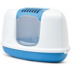 Savic Туалет-домик дкошек NESTOR Corner синий 58.5*45,5*40 см S2003 (2 шт)