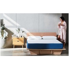 Ортопедический двусторонний матрас Leroy Relax 100, Беспружинный, Средне-жесткий, 80х190