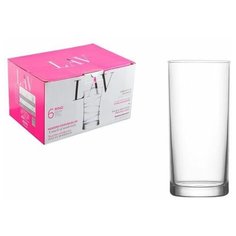 Набор стаканов, 6 шт., 295 мл, серия Liberty, LAV (LV-LBR320F)