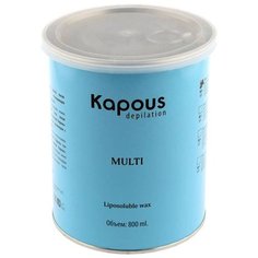 Kapous Professional Жирорастворимый воск "Silver" в банке 800 мл