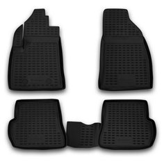 Комплект ковриков салона ELEMENT 1667210k для Ford Fusion 4 шт. черный
