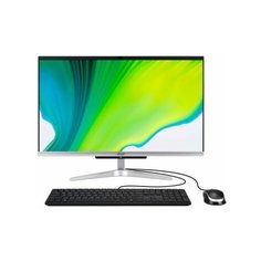 Моноблок Acer Aspire C24-420 23.8""FHD/Ath 3050U (2.2)/8Gb/SSD256Gb/RGr/CR/Endless/Kb+mous/серебрист DQ.BG5ER.007