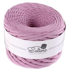 Пряжа Saltera трикотажная, 100 % хлопок, 320 г, 100 м, 108 лиловый меланж