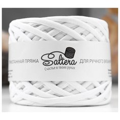 Пряжа Saltera трикотажная, 100 % хлопок, 320 г, 100 м, 01 белый