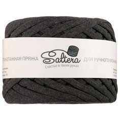 Пряжа Saltera трикотажная, 100 % хлопок, 320 г, 100 м, 06 антрацит