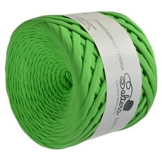 Пряжа Saltera трикотажная, 100 % хлопок, 320 г, 100 м, 52 зелёное яблоко