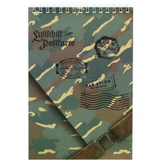 Блокнот на гребне А5 40л. Камуфляж АЙРИС пресс