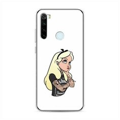 Силиконовый чехол "Белоснежка в татуировках" на Xiaomi Redmi Note 8T / Сяоми Редми Нот 8Т Case Place