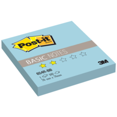 Post-it Блок-кубик Basic, 76х76 мм, 100 листов (654R) голубой