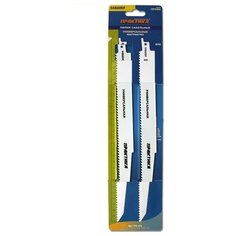 Пилки для лезвийной пилы ПРАКТИКА S4860DF BIM, по дер/мет/пласт, шаг 4 мм, длина 300 мм, 2 штBIM, по дер/мет/пласт, шаг 4 мм, длина 300 мм, 2 шт (BIM, по дер/мет/пласт, шаг 4мм, длина 300мм, 2шт)