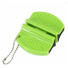 Точилка для ножей Бабочка Skiico Kitchenware 7.5 х 5.8 х 2.5 см/ Переносная точилка для ножей Зеленая