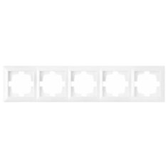 Рамка 5-местная белая, Стиль, Bylectrica (ЮЛИГ.735212.297) (BYLECTRICA)