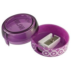 Точилка ручная пластиковая Milan Spin (1 отверстие, круглая, с контейнером) (20157924)