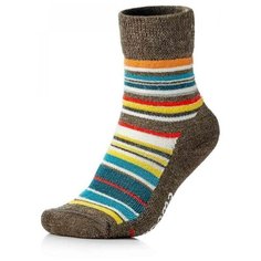 Термоноски детские Lopoma Wool Stripes 0880, коричневый, 20-22 (размер обуви 31-34)
