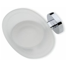 Настенная стеклянная мыльница StilHaus Diana, хром