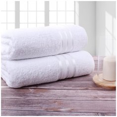 Полотенце банное Harmonika Цвет: Белый (70х130 см - 2 шт) Dome