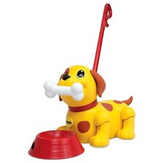 Интерактивная развивающая игрушка Tomy Погуляй со мной, желтый/коричневый/красный