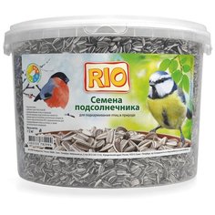 РИО Семена подсолнечника (для подкармливания птиц) ведро 2кг 21140 RIO