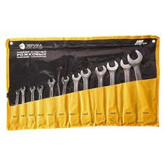 Набор гаечных ключей Эврика ER-51120, 12 предм., серебристый