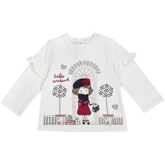 Лонгслив Chicco, размер 104, белый