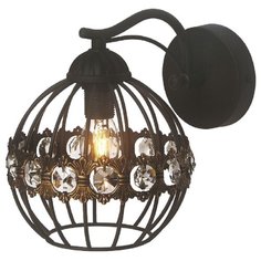 Настенный светильник Favourite Globi 1801-1W, E14, 40 Вт, кол-во ламп: 1 шт., цвет арматуры: черный, цвет плафона: черный