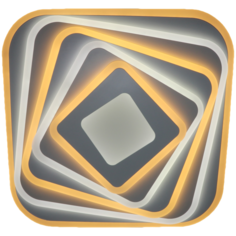 Люстра светодиодная Natali Kovaltseva 81068, 240 Вт, цвет арматуры: белый