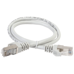 Патч-корд FTP кат.5e, 1.5м, RJ45-RJ45, серый, ITK (PC01-C5EF-1M5)