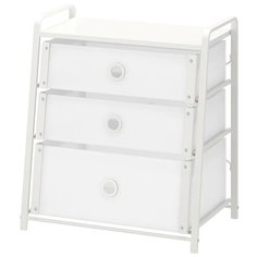 LOTE лоте Комод с 3 ящиками, белый55x62 см Ikea