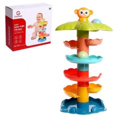 Пирамидка "Обезьянка", 6 элементов 6975775 Сима ленд