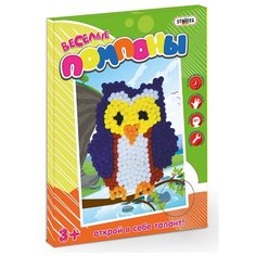 Набор для творчества Веселые помпоны Совёнок Strateg