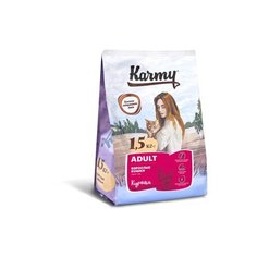 Karmy Сухой корм для взрослых кошек старше 1 года с курицей 73303, 1,500 кг (2 шт)