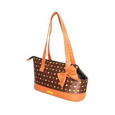 Dezzie ВИА Сумка-переноска рыжая с бантом, 48*31см (5625803), 0,550 кг