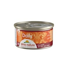 Almo Nature Консервы нежный мусс для кошек Меню с Уткой (Daily - mousse with Duck) 156, 0,085 кг (26 шт)