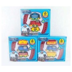 Железная дорога заводная, в коробке, 18х16,5х4 см Junfa YN807-8