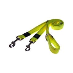 Rogz Поводок-перестежка серия Utility, размер M, ширина 1,6 см, длина 1,8м, желтый, 0,160 кг