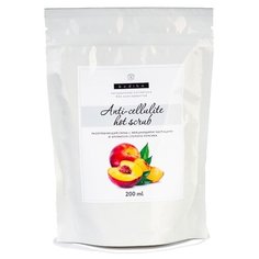 Bodika скраб разогревающий с мерцающими частицами Персик-ваниль 200 мл