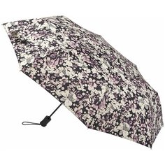 Складной Автомат 3 сложения Зонт Fulton цвет Серо-розовый размер