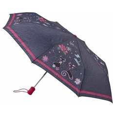 Складной Автомат 3 сложения Зонт Fulton цвет Джинсовый размер