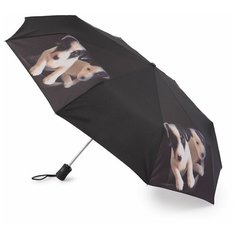 Складной Автомат 3 сложения Зонт Fulton цвет Черный угольный размер