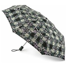 Складной Автомат 3 сложения Зонт Fulton цвет Серый темный размер