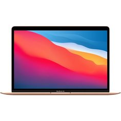 13.3" Ноутбук Apple MacBook Air 13 Late 2020 (2560x1600, Apple M1 3.2 ГГц, RAM 8 ГБ, SSD 256 ГБ, Apple graphics 7-core), MGND3LL/A, золотой