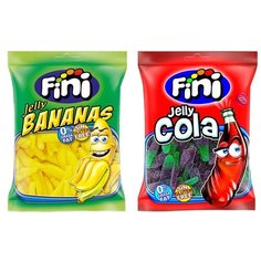 Набор мармелада Fini Банан + Кола бутылочка в сахаре (2 шт. по 100 гр.)
