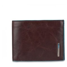 Кошелек PIQUADRO Blue Square PU1241B2R/MO, натуральная кожа коричневый