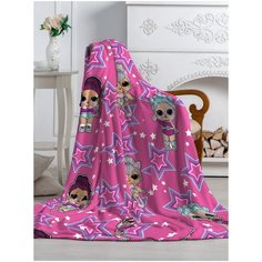 Плед PAVLINE L.O.L. Surprise! Звезда, 100 х 150 см, розовый