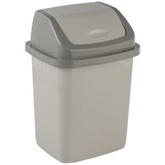 Контейнер Комфорт 18 л, серый Элластик Пласт